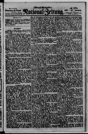 Nationalzeitung on Aug 22, 1863