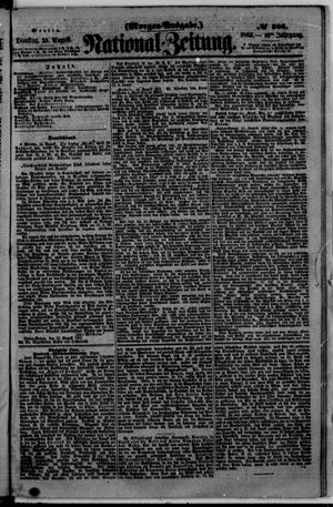 Nationalzeitung vom 25.08.1863