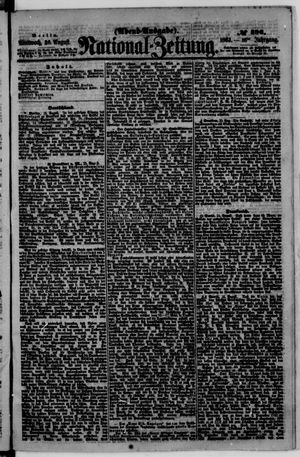Nationalzeitung vom 26.08.1863