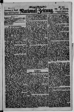 Nationalzeitung on Aug 29, 1863