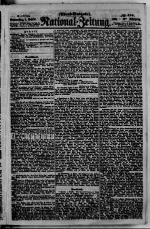 Nationalzeitung vom 03.09.1863