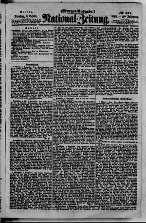 Nationalzeitung vom 08.09.1863
