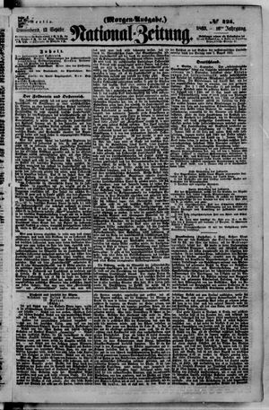 Nationalzeitung on Sep 12, 1863
