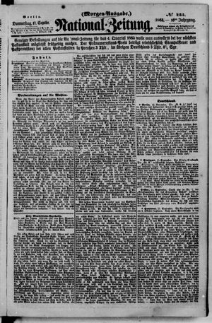 Nationalzeitung on Sep 17, 1863