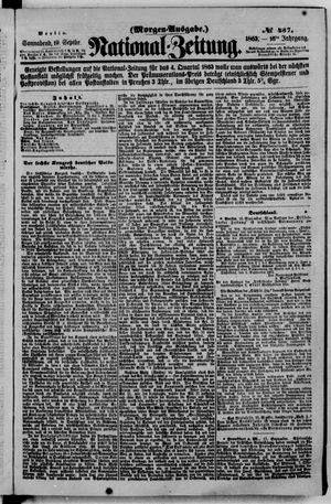 National-Zeitung vom 19.09.1863