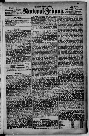 National-Zeitung vom 19.09.1863
