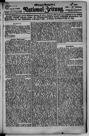 Nationalzeitung vom 20.09.1863