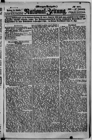 Nationalzeitung on Sep 25, 1863