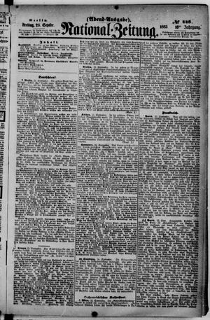 Nationalzeitung on Sep 25, 1863
