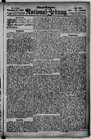National-Zeitung vom 26.09.1863