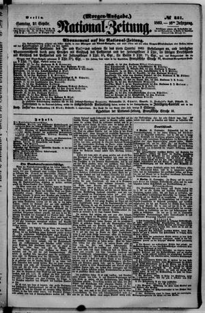 Nationalzeitung on Sep 27, 1863