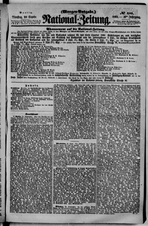 Nationalzeitung on Sep 29, 1863