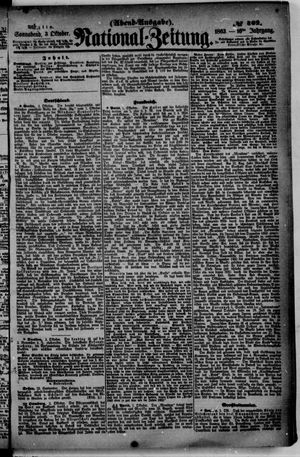 Nationalzeitung vom 03.10.1863