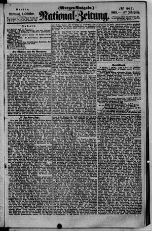 Nationalzeitung vom 07.10.1863