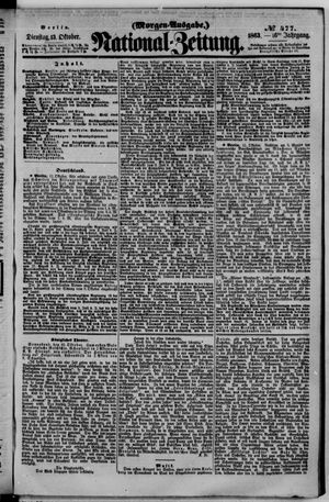 Nationalzeitung vom 13.10.1863