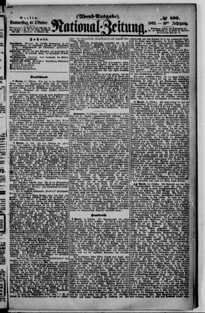 Nationalzeitung on Oct 15, 1863