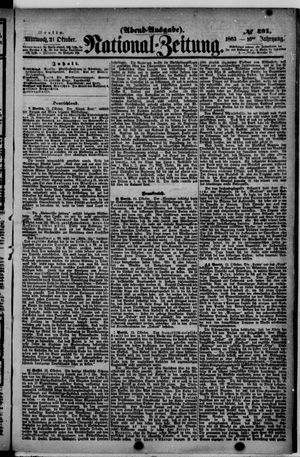 Nationalzeitung vom 21.10.1863