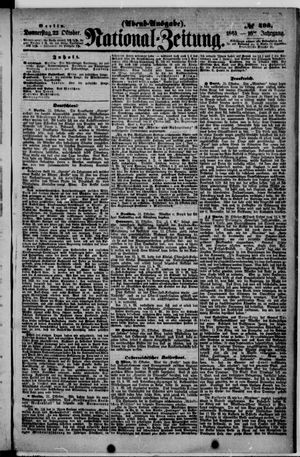 Nationalzeitung vom 22.10.1863