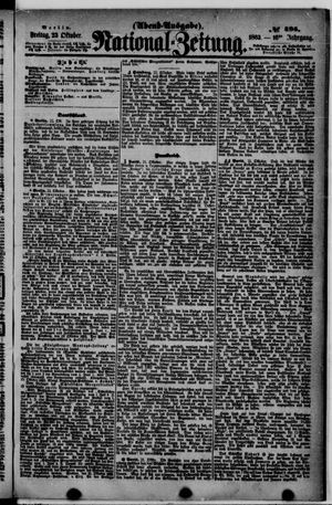 Nationalzeitung vom 23.10.1863