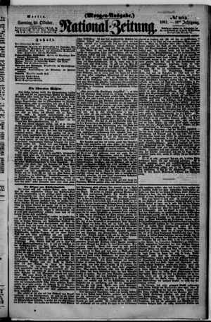 Nationalzeitung vom 25.10.1863