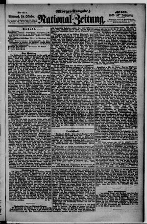 Nationalzeitung vom 28.10.1863