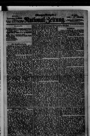 Nationalzeitung vom 12.11.1863