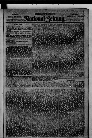Nationalzeitung vom 13.11.1863