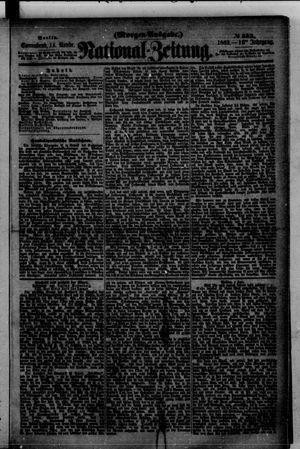 Nationalzeitung vom 14.11.1863