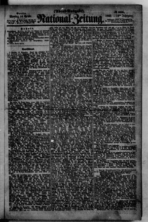 Nationalzeitung vom 16.11.1863