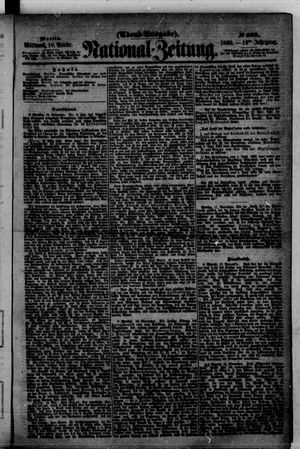 Nationalzeitung vom 18.11.1863