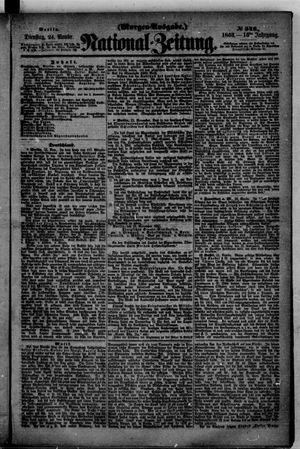 Nationalzeitung vom 24.11.1863