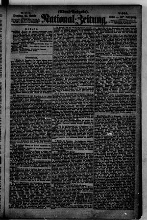 Nationalzeitung vom 24.11.1863