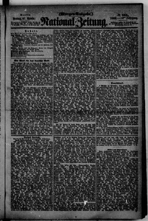 Nationalzeitung vom 27.11.1863