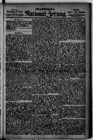 Nationalzeitung on Nov 28, 1863