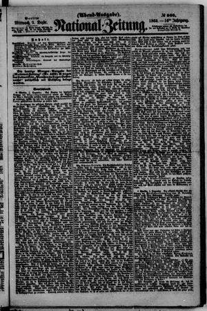 Nationalzeitung vom 02.12.1863