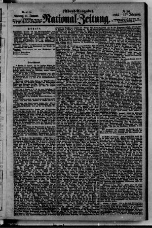 Nationalzeitung vom 11.01.1864