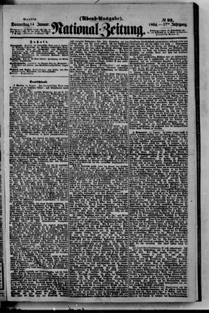 Nationalzeitung on Jan 14, 1864