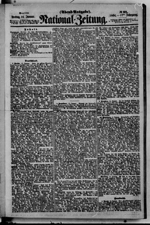 Nationalzeitung on Jan 15, 1864