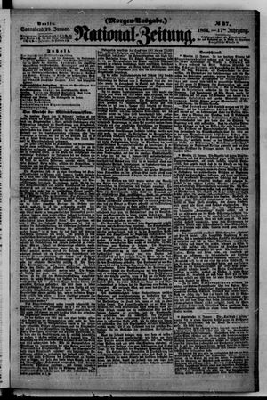 Nationalzeitung vom 23.01.1864