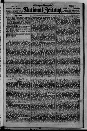 Nationalzeitung vom 24.01.1864