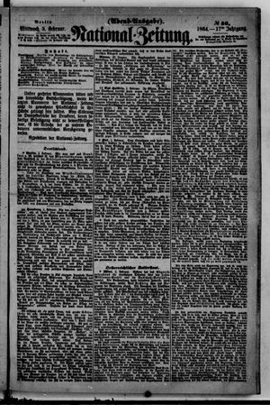 Nationalzeitung vom 03.02.1864