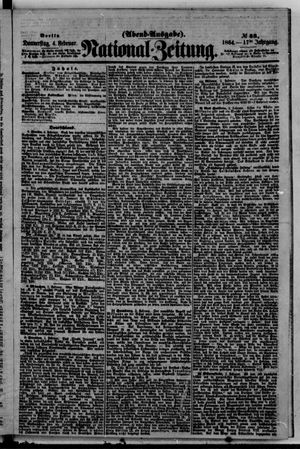 Nationalzeitung vom 04.02.1864