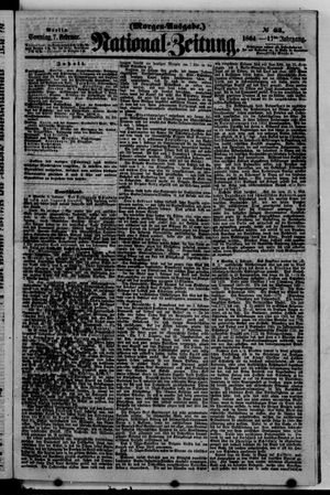 Nationalzeitung vom 07.02.1864