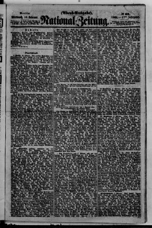 Nationalzeitung vom 10.02.1864