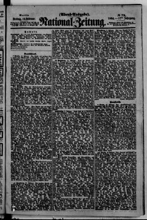 Nationalzeitung on Feb 12, 1864