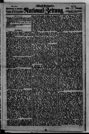 Nationalzeitung vom 13.02.1864