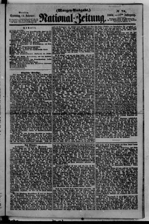Nationalzeitung vom 14.02.1864