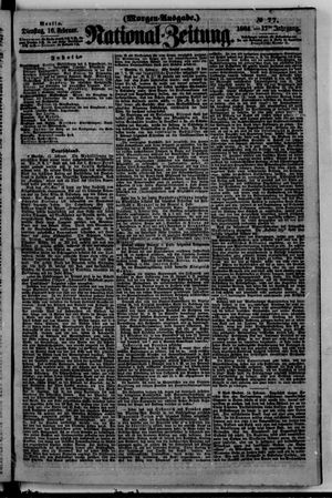 Nationalzeitung vom 16.02.1864