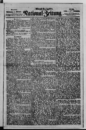 National-Zeitung vom 17.02.1864