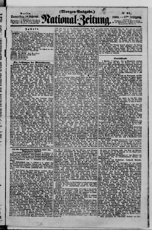 Nationalzeitung on Feb 18, 1864